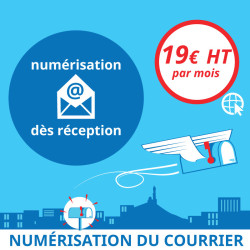 Numérisation du courrier dès réception - Domiciliation d'entreprises à Marseille 7ème