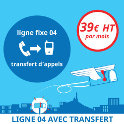Attribution d'une ligne fixe en 04 avec transfert d'appels - Domiciliation d'entreprises à Marseille 7ème