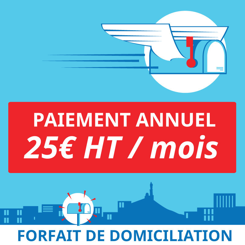 1 an de Domiciliation Marseille 7 - Domiciliation d'entreprises à Marseille 7ème